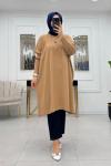 Mia Triko Tunik - Camel Camel